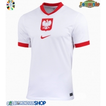 Maglie da calcio Polonia Prima Maglia Femminile Europei 2024 Manica Corta